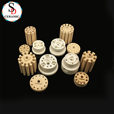 Cordierite Ceramic Bobbin Heater Steatite Ceramic Holder Insulator