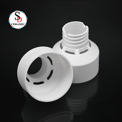 Industrial Ceramic Lamp Holder 95 Alumina Insulator Part