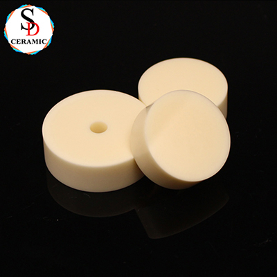 High Polished Circular 99 Alumina Ceramic Block