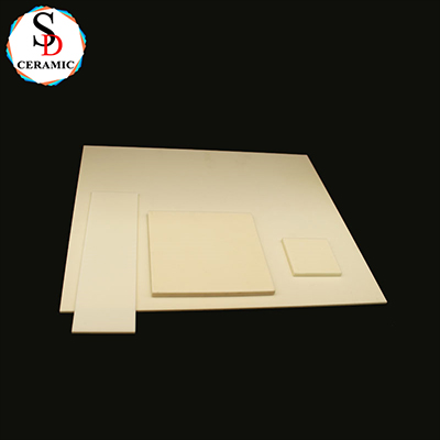 Wear Resistant Semiring 99 Alumina Ceramic Plate With Holes