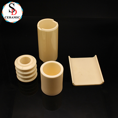 Impact Resistant 99 Alumina Ceramic Pipe