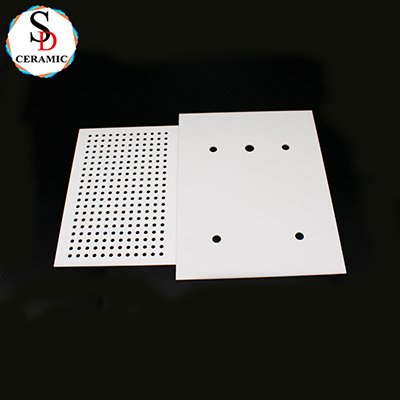 Customize Large Square 95 Al2O3 Black Alumina Sheet