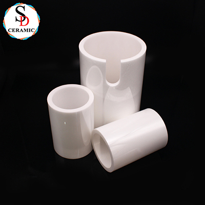 High Hardness Zirconia Ceramic Tube ZrO2 Ceramic Pipe