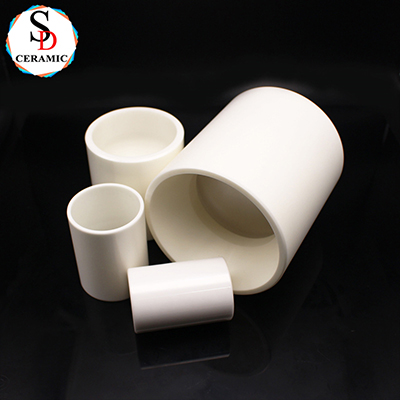 High Hardness Zirconia Ceramic Tube ZrO2 Ceramic Pipe