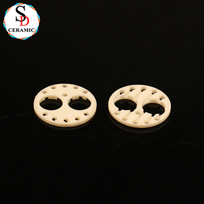 CNC Machining High Strength 99% Alumina Ceramic Spacer Al2O3 Ceramic Part