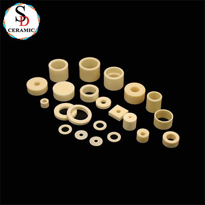 CNC Machining High Strength 99% Alumina Ceramic Spacer Al2O3 Ceramic Part