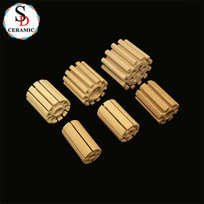 Industrial-Grade Engineering Ceramic Cordierite Ceramic Bobbins for Heat Insulation and Resistance