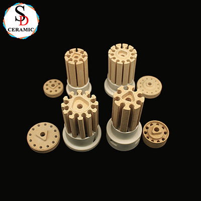 Industrial-Grade Engineering Ceramic Cordierite Ceramic Bobbins for Heat Insulation and Resistance