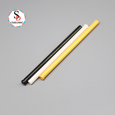 High Temperature Ceramic Black Ceramic Rod Alumina Ceramic Part