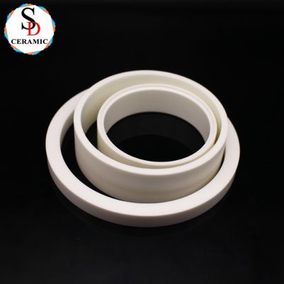 Zirconia Lining Tubes / Ring For Machine Industrial ZrO2 Ceramic Part