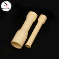 Single Head 99 Aluminum Oxide Ceramic Threaded Pipe