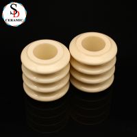 Custom Made 99 Alumina Ceramic Screw Nut Thread Pipe For Electrical Insulation