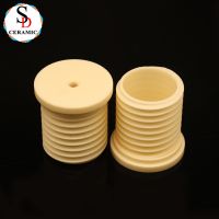 Electrical Insulation 99 Alumina Threaded Ceramic Tube