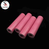 Customized Pink Color 95 Alumina Ceramic Heat Pipe