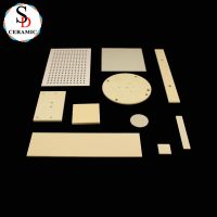 Wear Resistant Semiring 99 Alumina Ceramic Plates With Holes