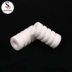 C795 C799 Alumina Threaded Ceramic Pipe Thread Tube Ceramic Auger