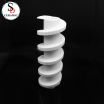 C795 C799 Alumina Threaded Ceramic Pipe Thread Tube Ceramic Auger