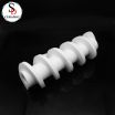 C795 C799 Alumina Threaded Ceramic Pipe Thread Tube Ceramic Auger