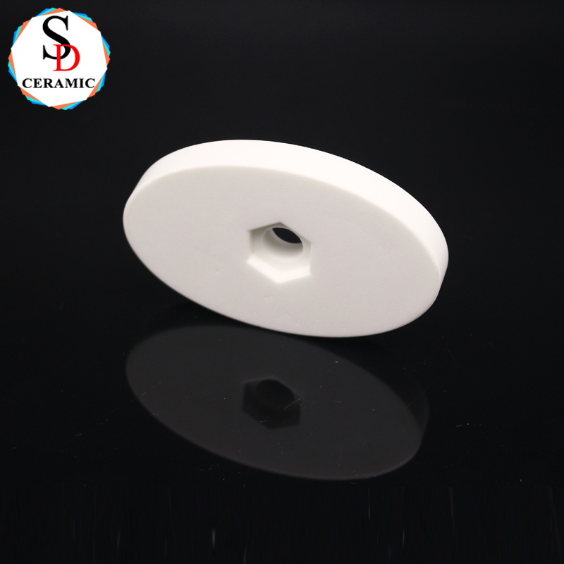 Alumina Ceramic Disc For Abrasive Materials Valve Parts