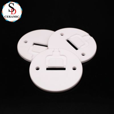 High Precision 95% Alumina Ceramic Disc Al2O3 Ceramic Part