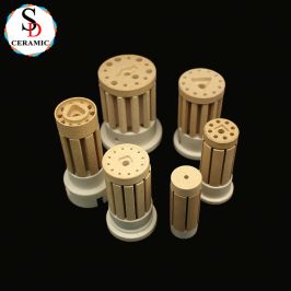 Industrial-Grade Engineering Ceramic Cordierite Ceramic Bobbins for Heat Insulation and Resistance