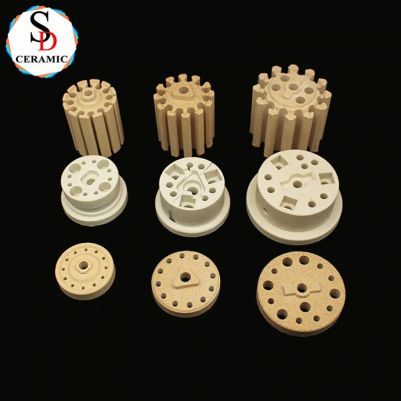 Industrial-Grade Engineering Ceramic Cordierite Ceramic Bobbins for Heat Insulation and Resistance